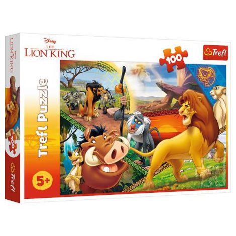 Puzzle Trefl 100el Król Lew
